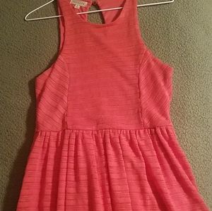 Coral Tank Dress